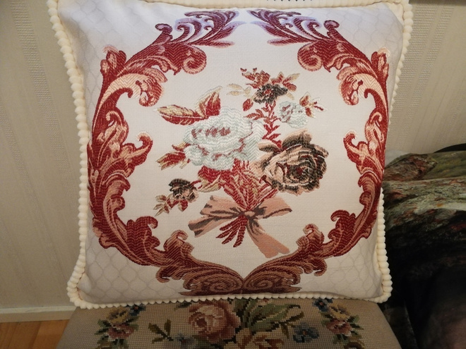 Sametti-pe silkki tyynynpäällinen kukkaset