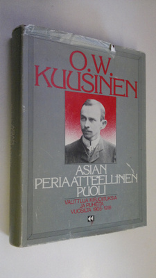 Otto Wille Kuusinen : Asian periaatteellinen puoli : vali...