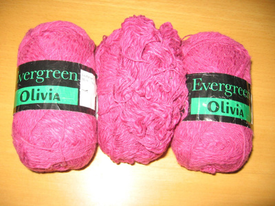 violettia puuvillalankaa