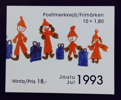 1993 vihko V23 - Joulumerkit **