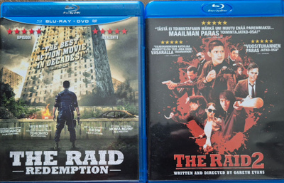 The Raid +The Raid 2 -Blu-Ray