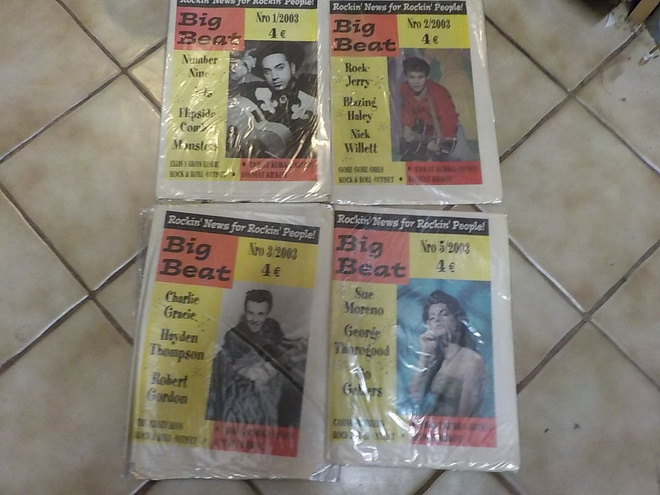 2003: 1, 2, 3, 5 - BIG BEAT LEHTI SETTI 4KPL:N PAKETTI