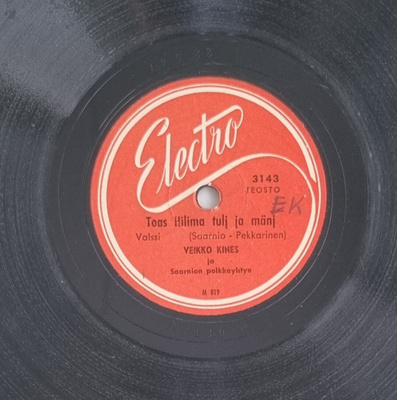 Savikiekko 1947 - Saarnion polkkayhtye - Electro 3143