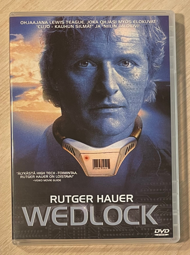 Lewis Teague: WEDLOCK - kalmankihla (1991) Rutger Hauer
