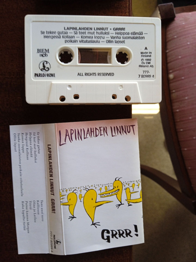 C- KASETTI: LAPINLAHDEN LINNUT : GRRR