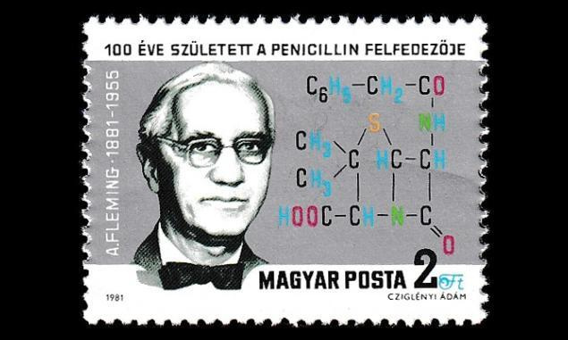 Unkari 3504 ** Penisilliinin löytäjä Alexander Fleming (1