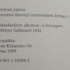 Albert Camus - Sivullinen (nid.) - pikkukuva 3