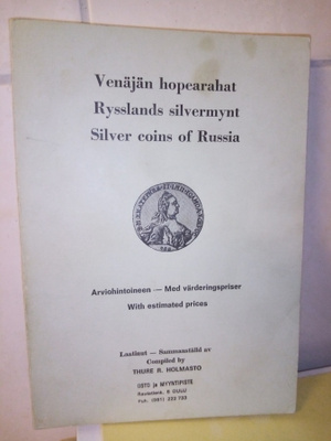 Holmasto : Venäjän hopearahat ( SIS POSTIKULU)