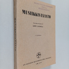 Lepo Laurila : Musiikkisanasto : suomen- ja vieraskielise... - pikkukuva 1