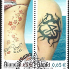 Åland 2005 V 17 Tatuointeja 0,65€ EP leima PARI LaPe 271+269 - pikkukuva 1