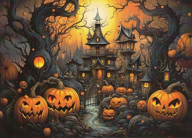 Halloween tuhannen kurpitsan talo