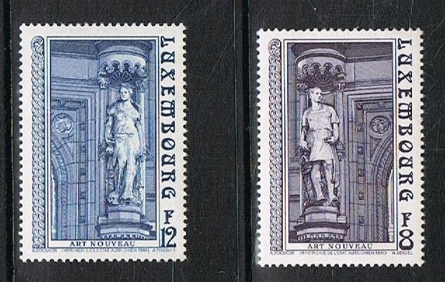 Luxemburg 1980 - Art Noveau (2) ++