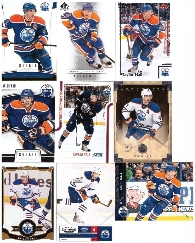 9 x TAYLOR HALL Edmonton Oilers