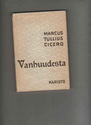 Cicero: Vanhuudesta, Karisto 1955, skp., 2.p., K3