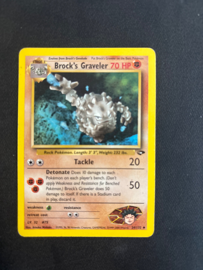 Brock’s Graveler 34/132 Gym Challenge