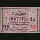 Saksa Notgeld 10 Pfg, Triebes 1917 - pikkukuva 1