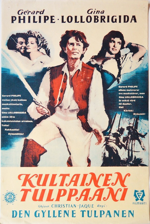 Elokuvajuliste: Kultainen tulppaani (Gina Lollobrigida)