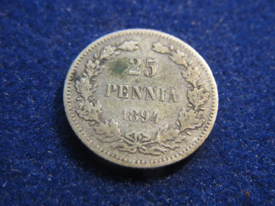 25 penniä 1894