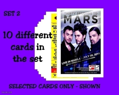 30 SECONDS TO MARS - postikorttisetti   (Upea Lahja) #2