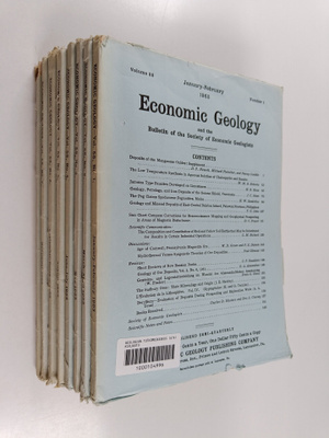 Alan Bateman : Economic Geology and the Bulletin of the S...