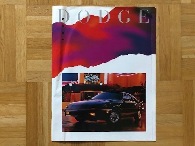 Esite Dodge mallisto 1989: Spirit, Daytona, Aries, Shadow ym