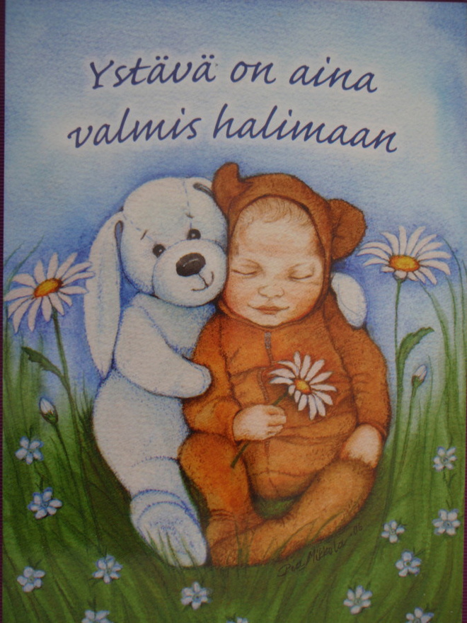 Pia Mikkola ystävä on aina valmis halimaan