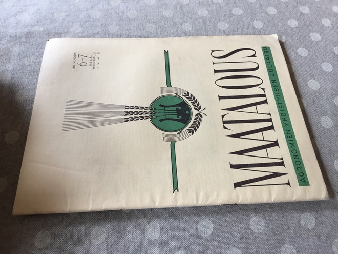 MAATALOUS LEHTI 6-7/1942 HYVÄ