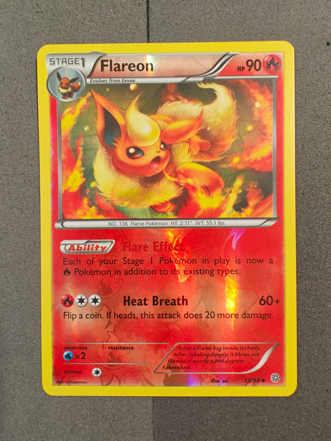 Flareon 13/98 - XY Ancient Origins Pokemon Reverse Holo