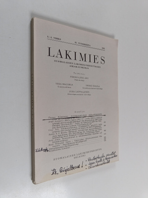 Lakimies 4-5/1985 : Suomalaisen lakimiesyhdistyksen aikak...