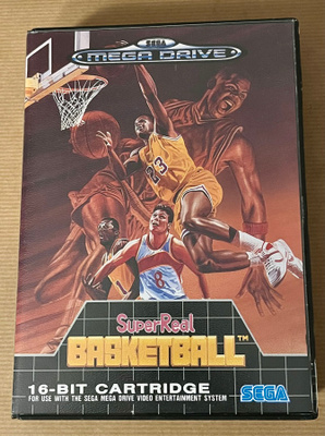 Super Real Basketball Sega Mega Drive PAL CIB