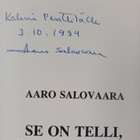 Aaro Salovaara : Se on telli, sano Suntelli : tarinaa sep... - pikkukuva 3