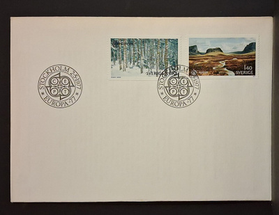 Ruotsi - Fa - 1006-1007 sarja FDC - 1977