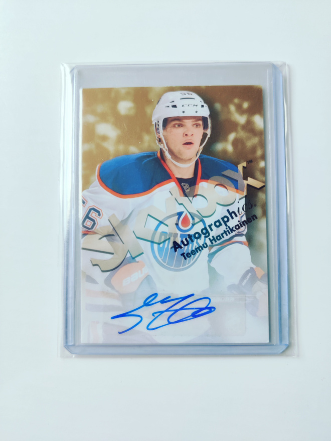 Teemu Hartikainen 12-13 Fleer Retro SkyBox Autographics