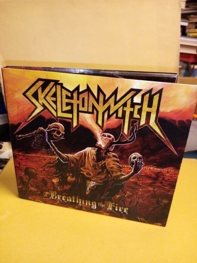 CD SKELETONWITCH  : BREATHING THE FIRE