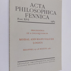 Proceedings of a colloquium on modal and many-valued logi... - pikkukuva 1