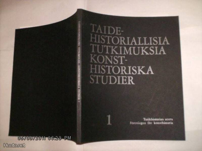 Taidehistoriallisia tutkimuksia 1 (Sis.postikulut)