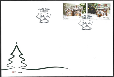 FDC Åland 2017  Joulu   LaPe ÅL 434-435