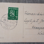 Pieni kulkenut pääsiäiskortti, v 1946, nro 106/10 - pikkukuva 3