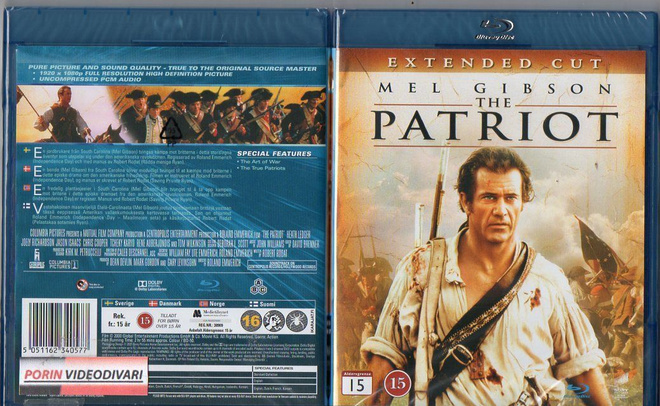 Patriot,The	(64 693)	UUSI	-FI-	BLU-RAY	nordic,		mel gibson	2