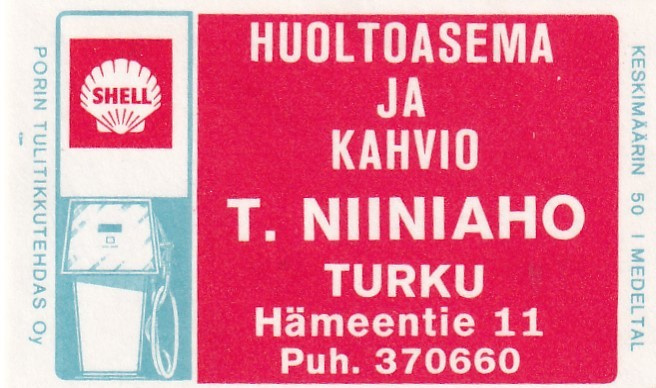 Turku, T. Niiniaho, SHELL Huoltoasema  7/11