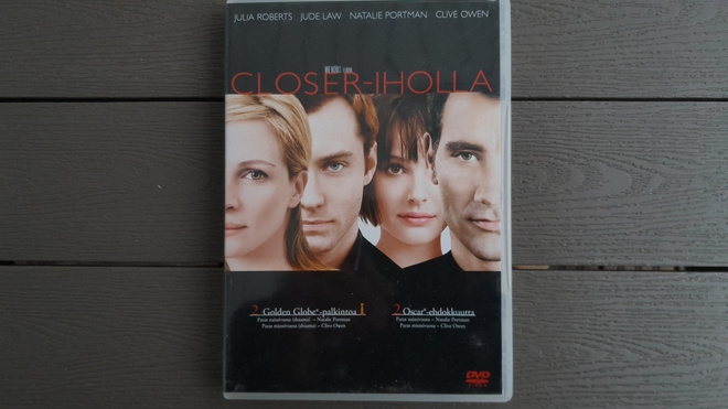 DVD: Closer - Iholla (Julia Roberts, Jude Law 2004)
