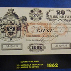 SUOMISETELI POSTIKORTTI - 20 MK 1862 X-0873 - pikkukuva 1