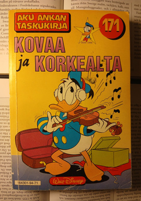 Aku Ankan taskukirja 171 • Kovaa ja korkealta