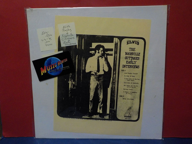 Elvis Presley - Nashville Outtakes & Interviews EX+/EX+ LP
