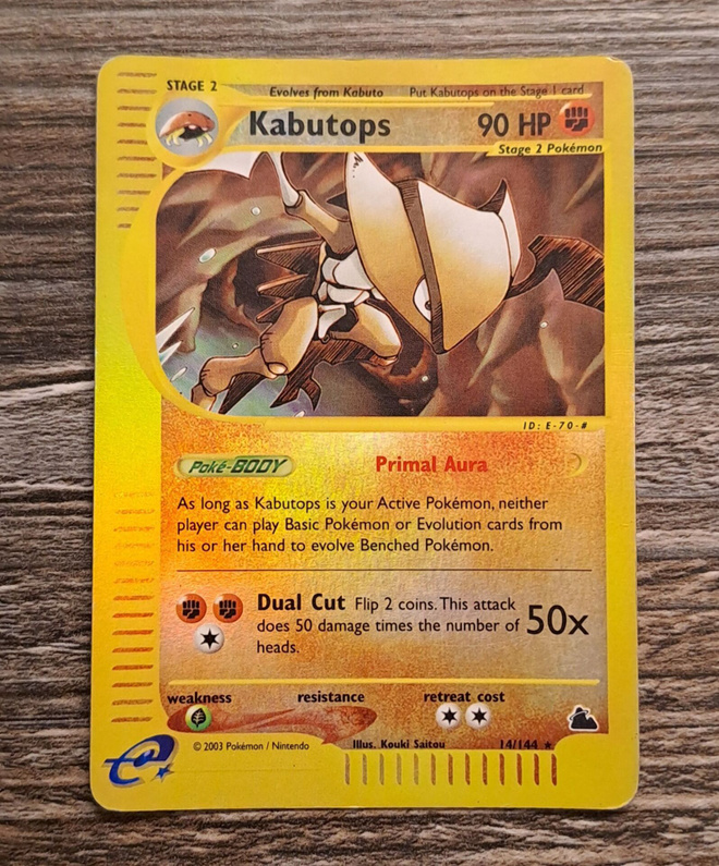 Kabutops skyridge rare reverse holo!
