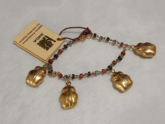 24k Gold plated South America rannekoru