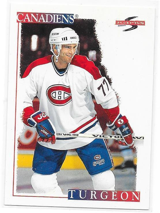 1995-96 Score #90 Pierre Turgeon Montreal Canadiens