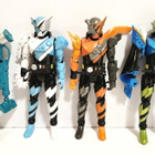 7kpl Kamen Rider Build Bottle Change figuuria - pikkukuva 2
