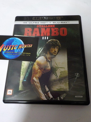 RAMBO III UUSI 4K ULTRA HD + BLU-RAY (W)