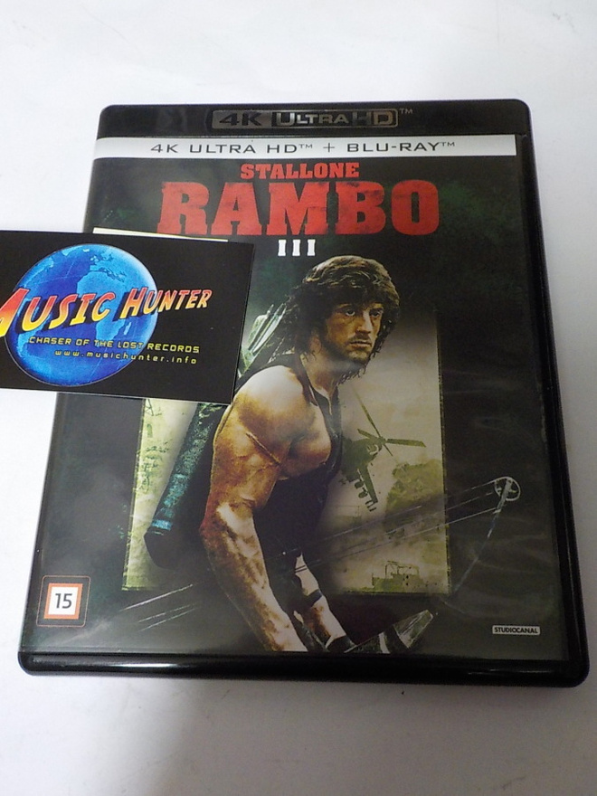 RAMBO III UUSI 4K ULTRA HD + BLU-RAY (W)